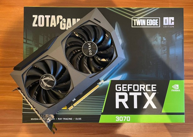 Zotac Twin Edge Rtx 3070 8GB OC - Dobozban, hibtlan llapotban!