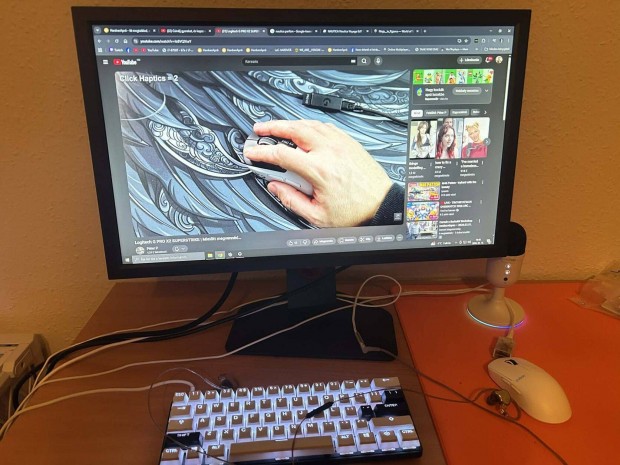 Zowie Benq XL2411K e-sport monitor 24"144Hz Karc �s pixelhiba mentes!