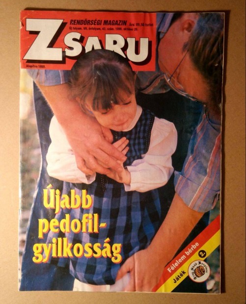 Zsaru 1998/42.szm (6kp+tartalom)