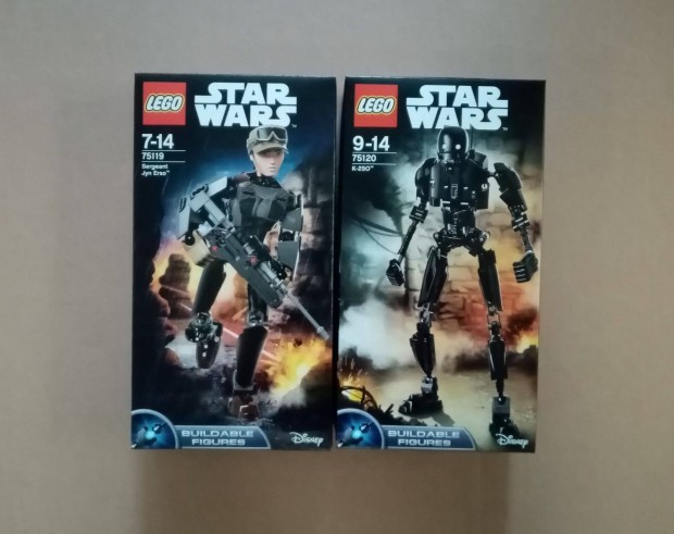 Zsivny Egyes bontatlan Star Wars LEGO 75119 Jyn + 75120 K-2SO Foxrba