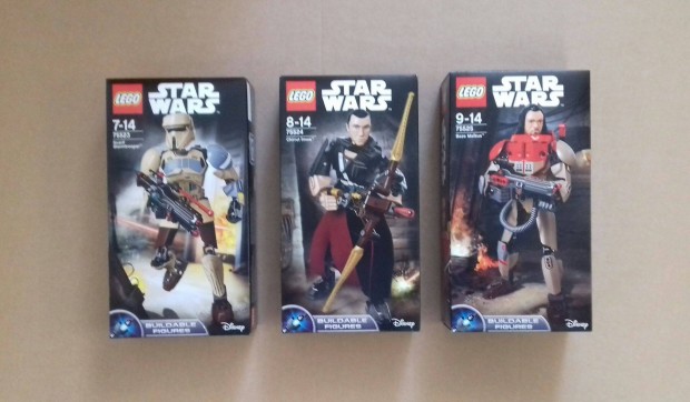 Zsivány Egyes bontatlan Star Wars LEGO 75523 + 75524 + 75525 utánvét G