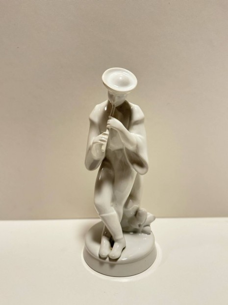 Zsolnay Porcelán Furulyázó Juhász 093