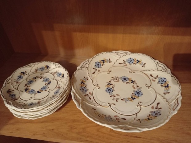 Zsolnay porceln 6 szemlyes stemnyes kszlet 