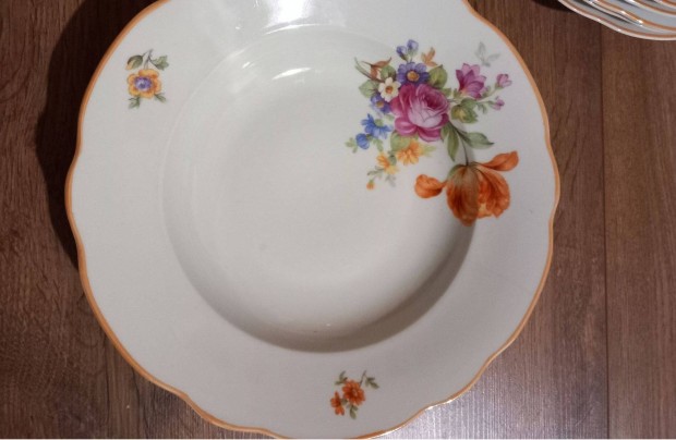 Zsolnay porceln mly tnyr - 6 db -os kszlet