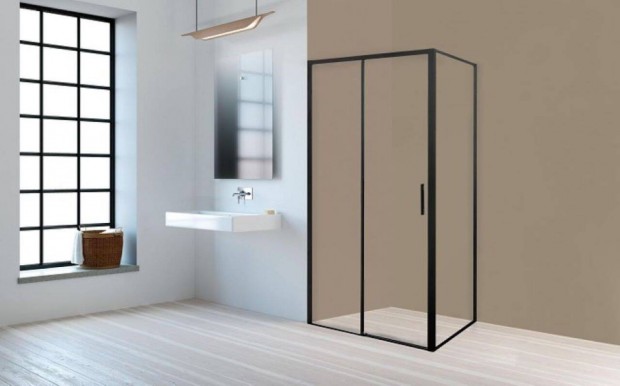 Zuhanykabin, Aszimmetrikus 80X100 CM Zuhanytálca Nélkül ingyenes orsz