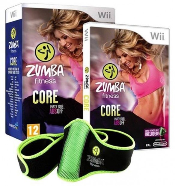 Zumba Core (With Belt) Nintendo Wii jtk