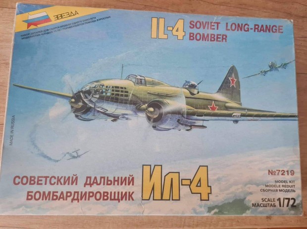 Zvezda IL-4 1/72 makett