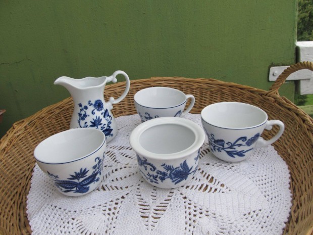 Zwiebelmuster Wellco hagymamints porceln cssze