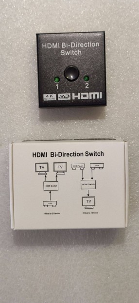 (15),,Mini 4K HDMI kapcsol eloszt,2 portos ktirny 1x2 /2x1