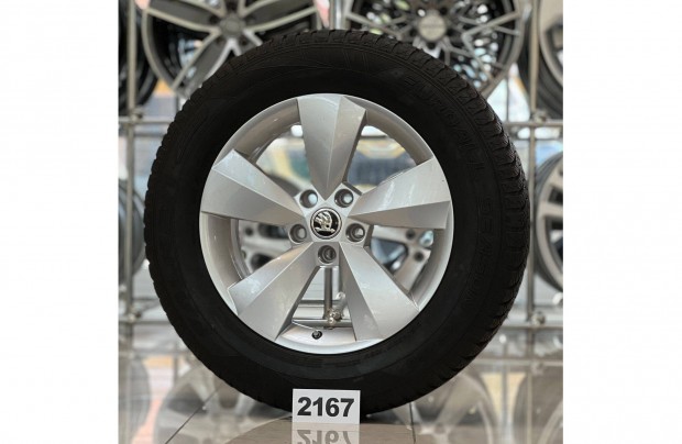 (2167) Skoda 17 gyári alufelni felni, 5x112, 215/65 R17 gumi, Kodiaq