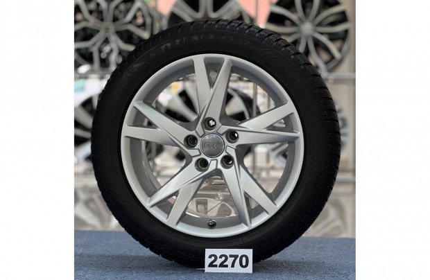 (2270) Audi 17 gyári alufelni felni, 5x112, 225/50 R17 téli gumi, A4