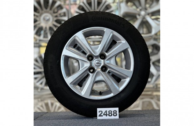 (2488) Opel 15 új lemezfelni, 4x100, 185/65 téli gumi, Corsa D