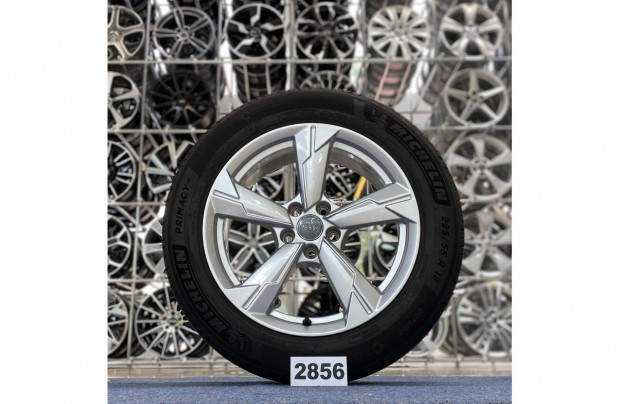 (2856) Audi 18 gyári alufelni felni, 5x112, 225/55 nyári gumi, A6