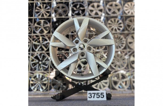 (3755) Skoda 17 gyári alufelni felni, 5x112, Octavia