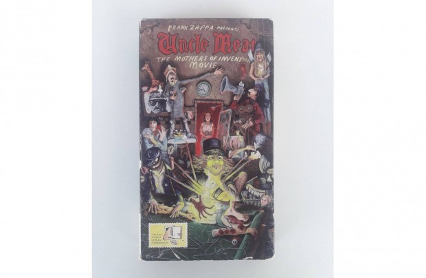 '88-as vintage Frank Zappa Uncle Meat VHS kazetta szp llapotban