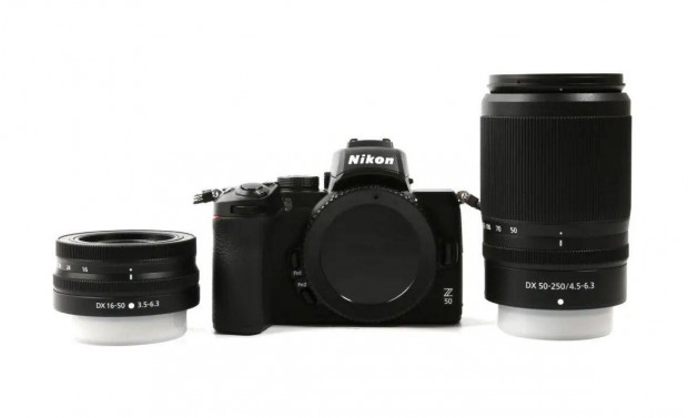 (Bp-n is tvehet) 2 v garival Nikon Z50 + DX 16-50mm VR + 50-250mm