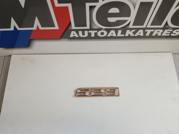 (GYÁRI ÚJ) BMW Öntapadós matrica "523" 5-ös sorozat E39