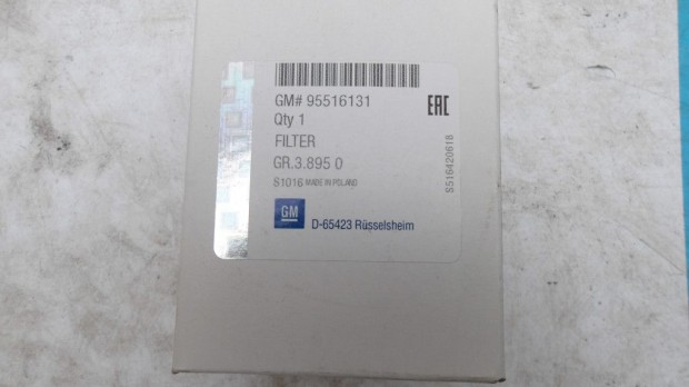 (GY�RI �J) OPEL �ZEMANYAGSZ�R�  95516131