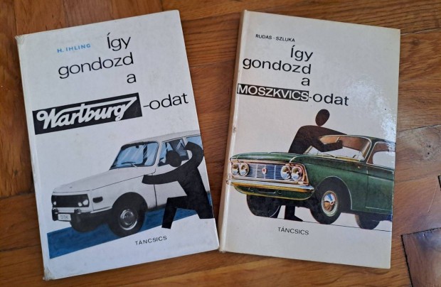 "gy Gondozd" knyvek 1967 Wartburg / 1968 Moszkvics