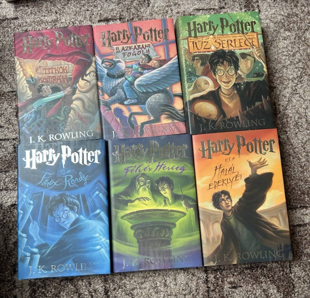 .J. K. Rowling: Harry Potter 2-7.