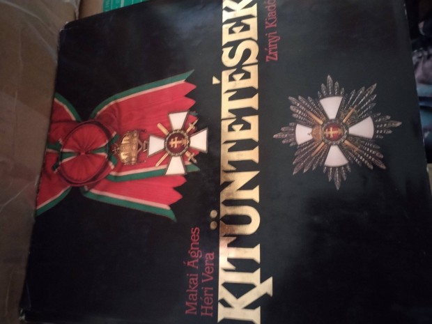 "Kitntetsek" Ritka katalgus rszletgazdag szakknyv