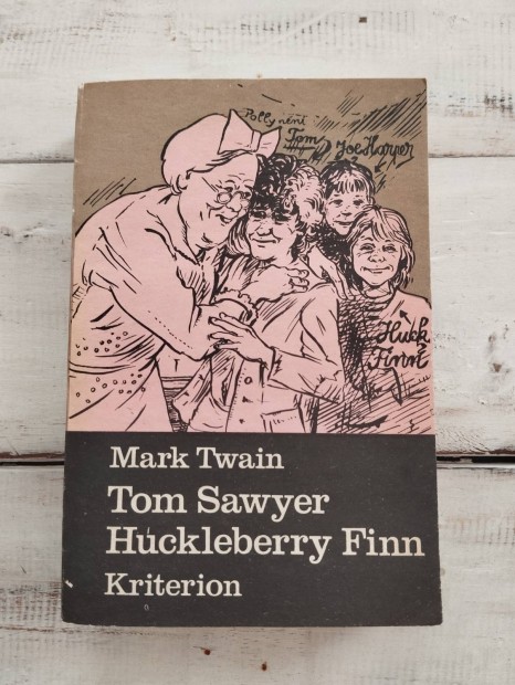 "Mark Twain: Tom Sawyer * Huckleberry Finn" knyv (2 regny)