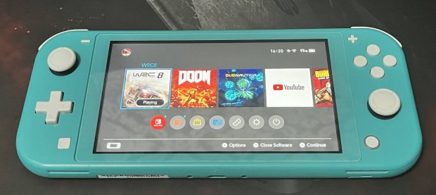 |Nintendo Switch Lite Turkiz|Megkimelt|Hibatlan|7db jatek|