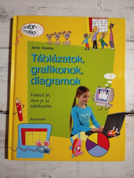 "Tblzatok, grafikonok, diagramok" informatika knyv gyerekeknek