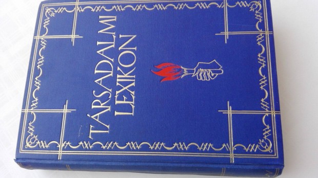 "Társadalmi Lexikon" 1928-as régi antikvár könyv ritka db