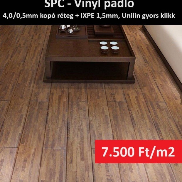 "Toffee Tlgy Varzs" Prmium SPC - Vinyl Lamint R! 2,25m2/csomag