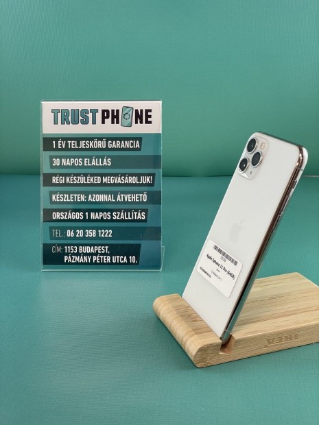 !! 1 V GARANCIA !! Apple Iphone 11 Pro Silver 64GB &#8211; K3338