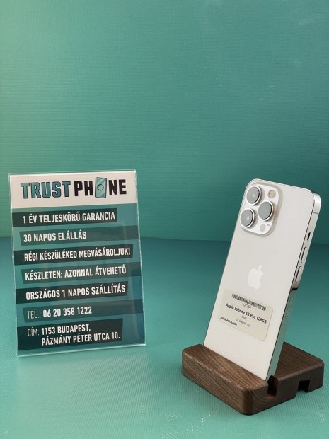 !! 1 V GARANCIA !! Apple Iphone 13 Pro Silver 128GB &#8211; K4364