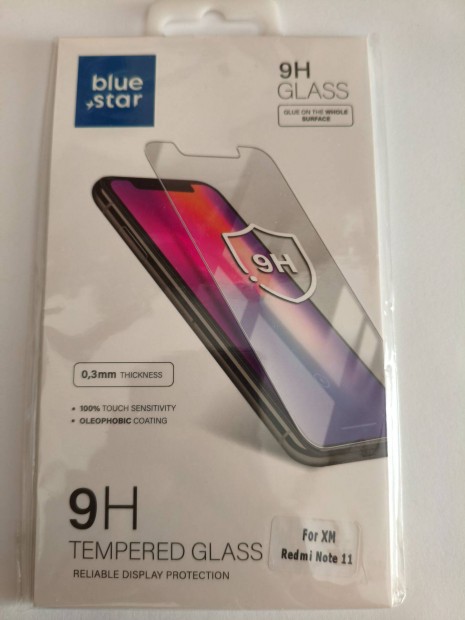 (alap) Xiaomi Redmi 11 kijelző védő fólia elvihető /bontatlan csomagol