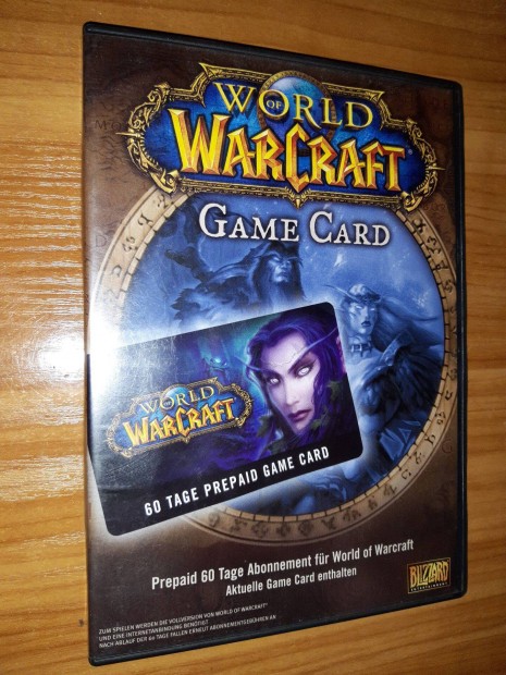 (nmet kiad. jtk) Hasznlt World of Warcraft 60 napos feltltkrtya