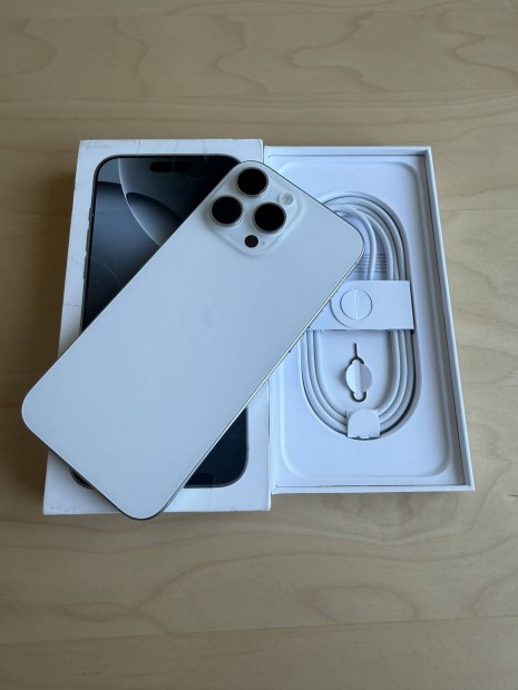 "új" Apple iphone 16 pro max 512 Gb white
