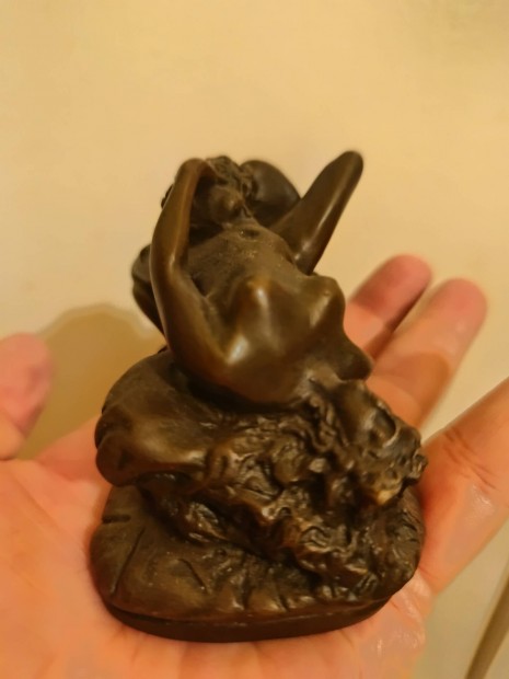 antik erotikus bronz szobor