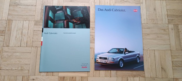 audi Cabriolet gyri prospektus eredeti katalgus 80
