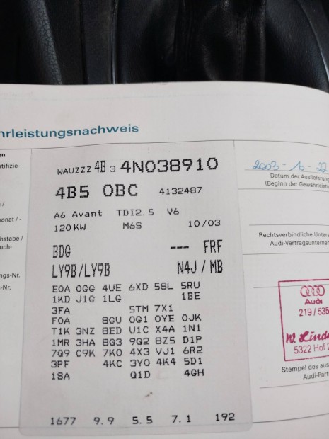 audi a6 komplett motor (2.5tdi)163le