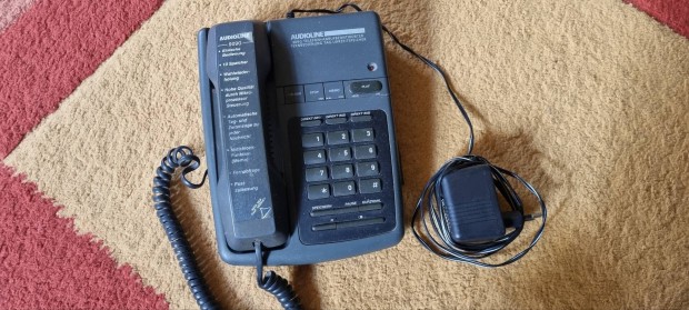 audioline vezetékes telefon üzenetrögzítővel