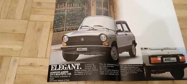 autobianchi A112 prospektus lers katalgus eredeti 