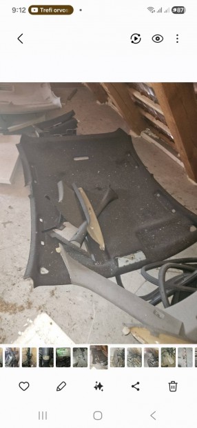 bmw e60 fekete tetokarpit 