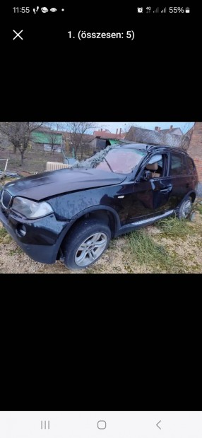bmw e83 x3 2.0d 150 le alkatreszek 