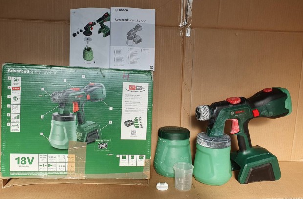 bosch akkumulátoros festékszóró Advancedspray 18V-500
