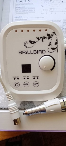 brillbird Uniq nail drill csiszol gep