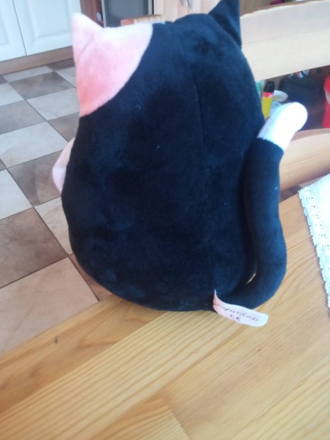 cica, macska, plüss, 22 cm-es