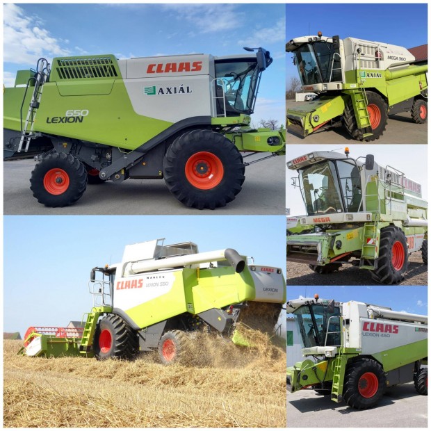 claas lexion/mega kombájnt Keresek megvételre