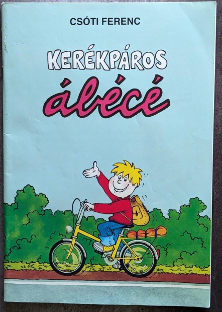 csoti ferenc gyerek kerékpáros kresz könyv füzet