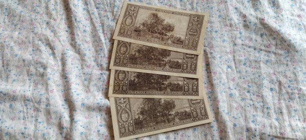 egymillió pengő 4db 1946