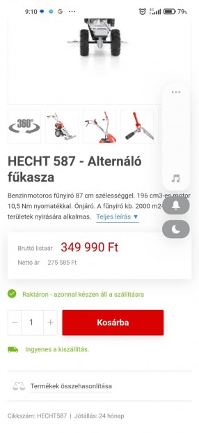 elado alighasznlt