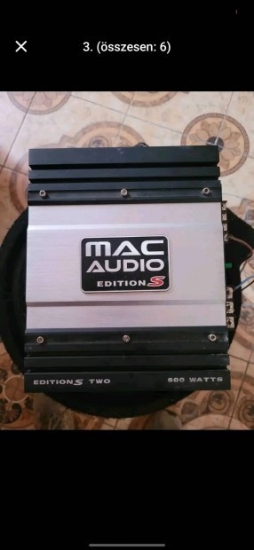 elado mac audio 500wattos 2ch autos erosito